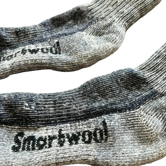 Smartwool Gray Hike Light Crew Socks Kids - Picture 2 of 3